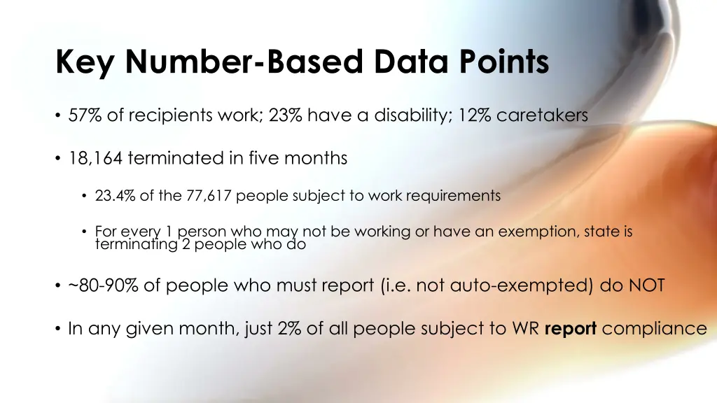 key number based data points