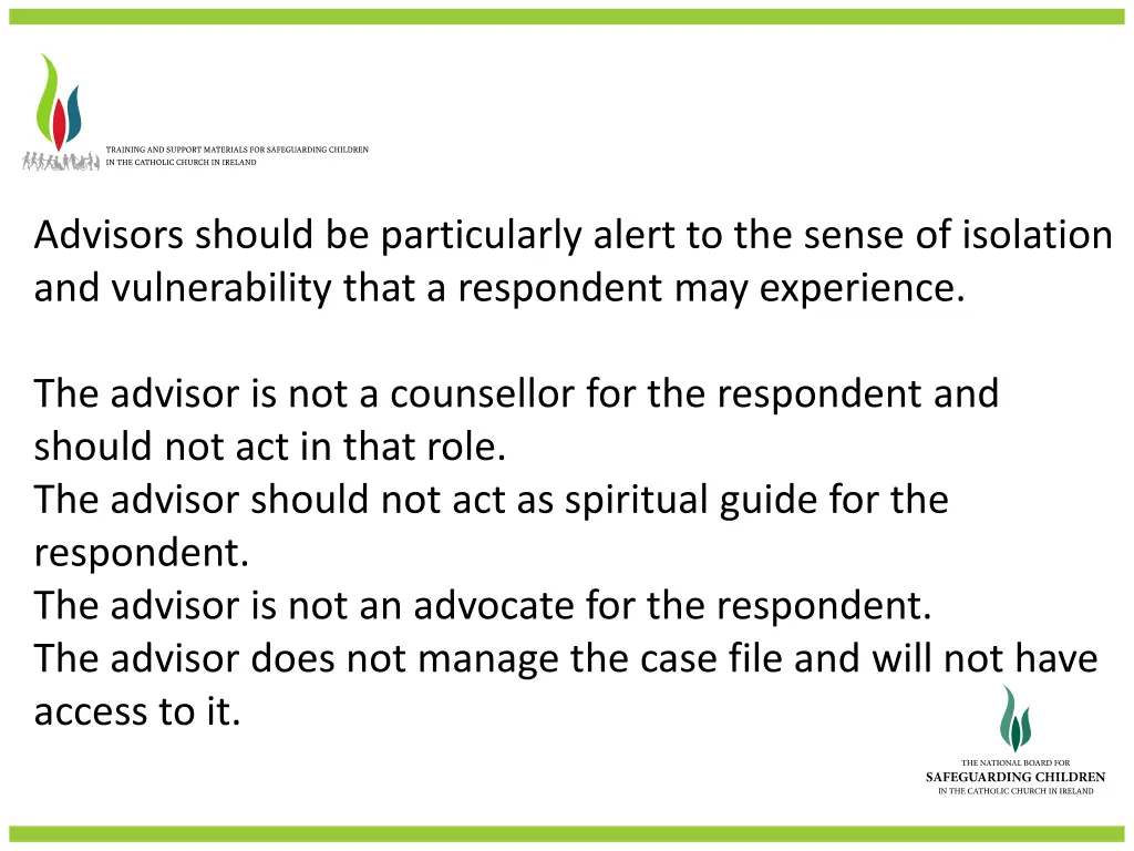 advisors should be particularly alert