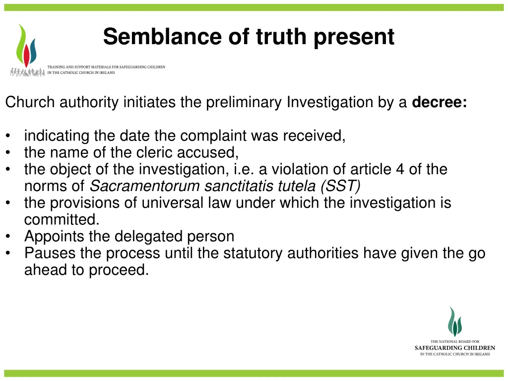 semblance of truth present