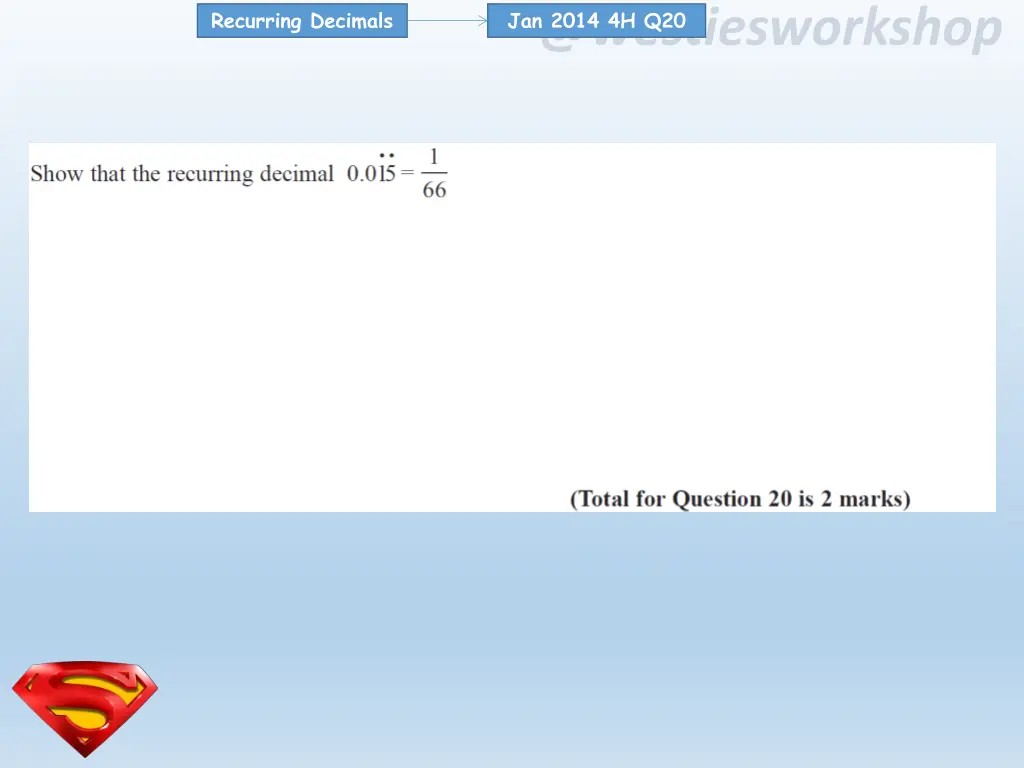 recurring decimals 18