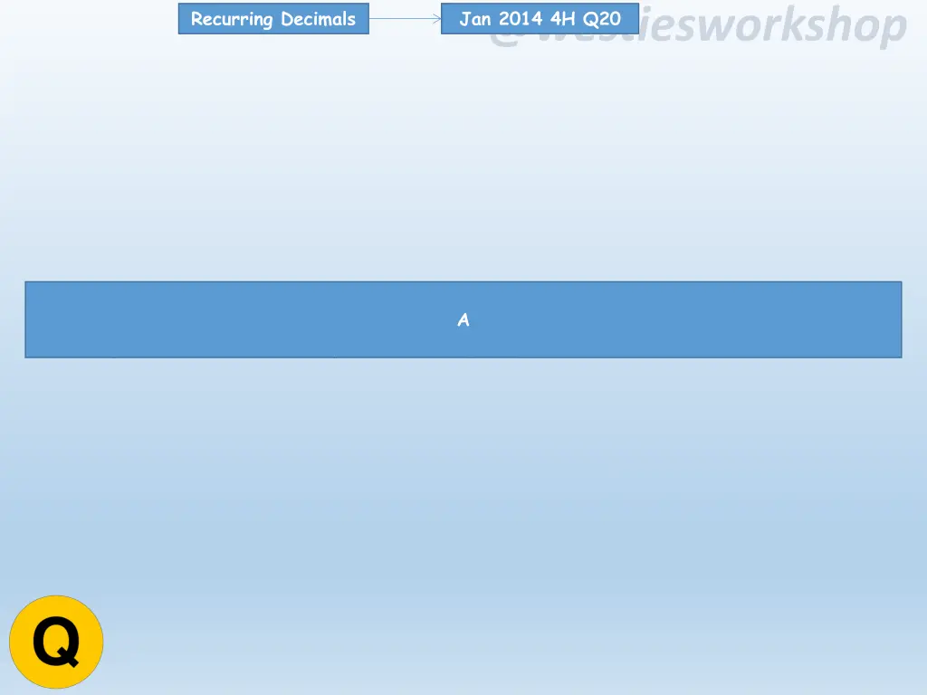 recurring decimals 19