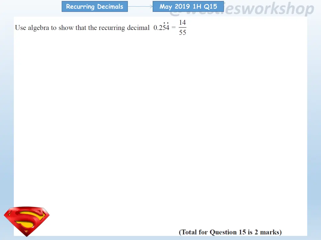 recurring decimals 3