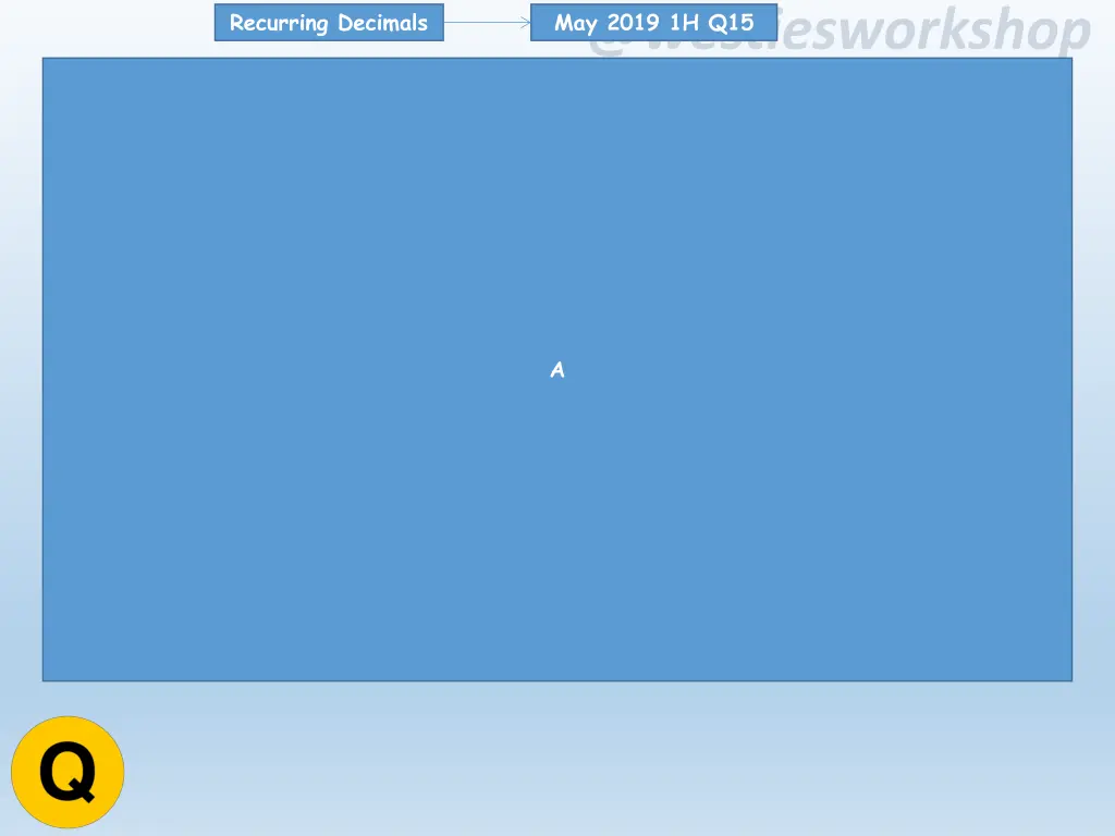 recurring decimals 4