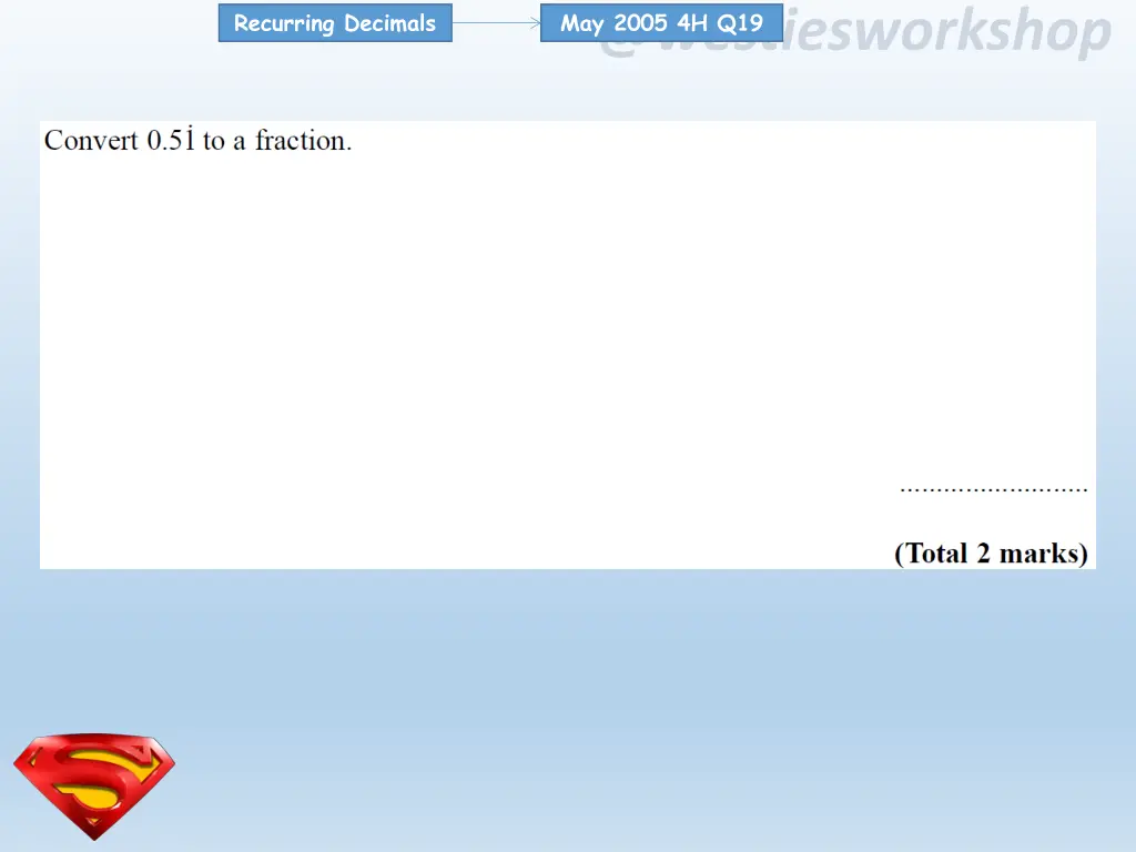recurring decimals 8