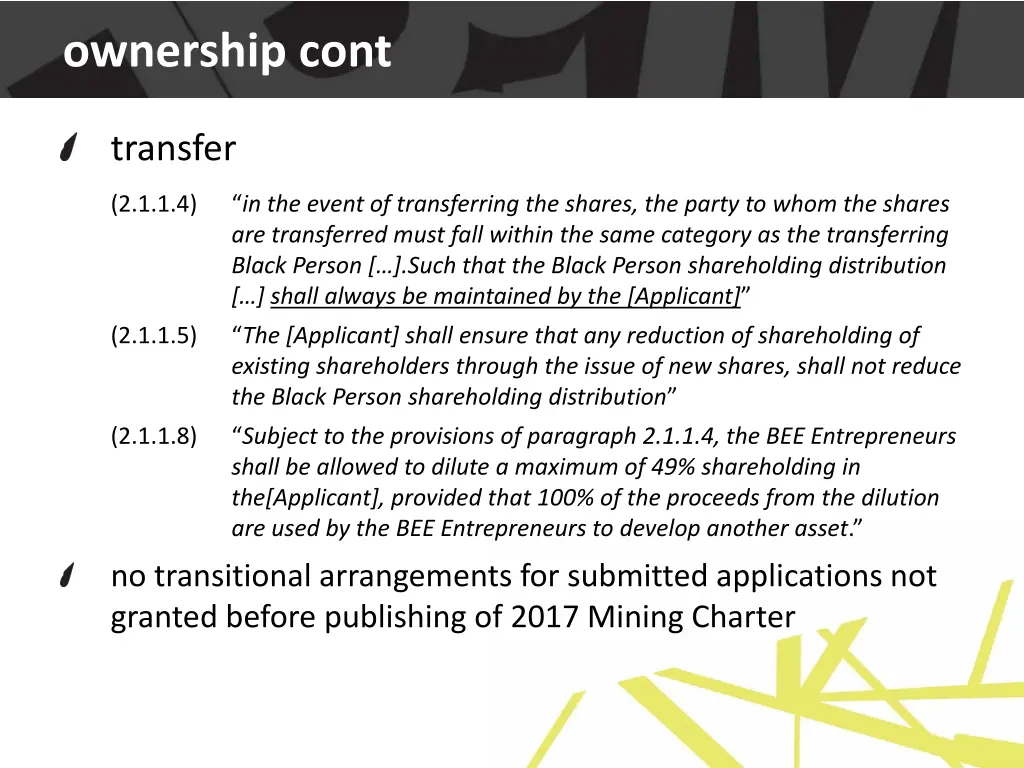 ownership cont 1