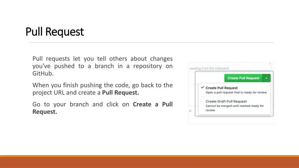 pull request pull request