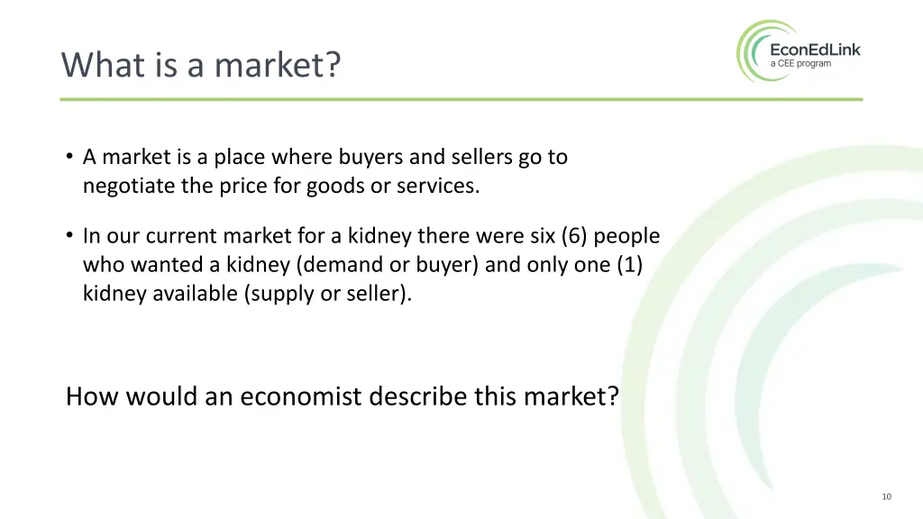 what is a market