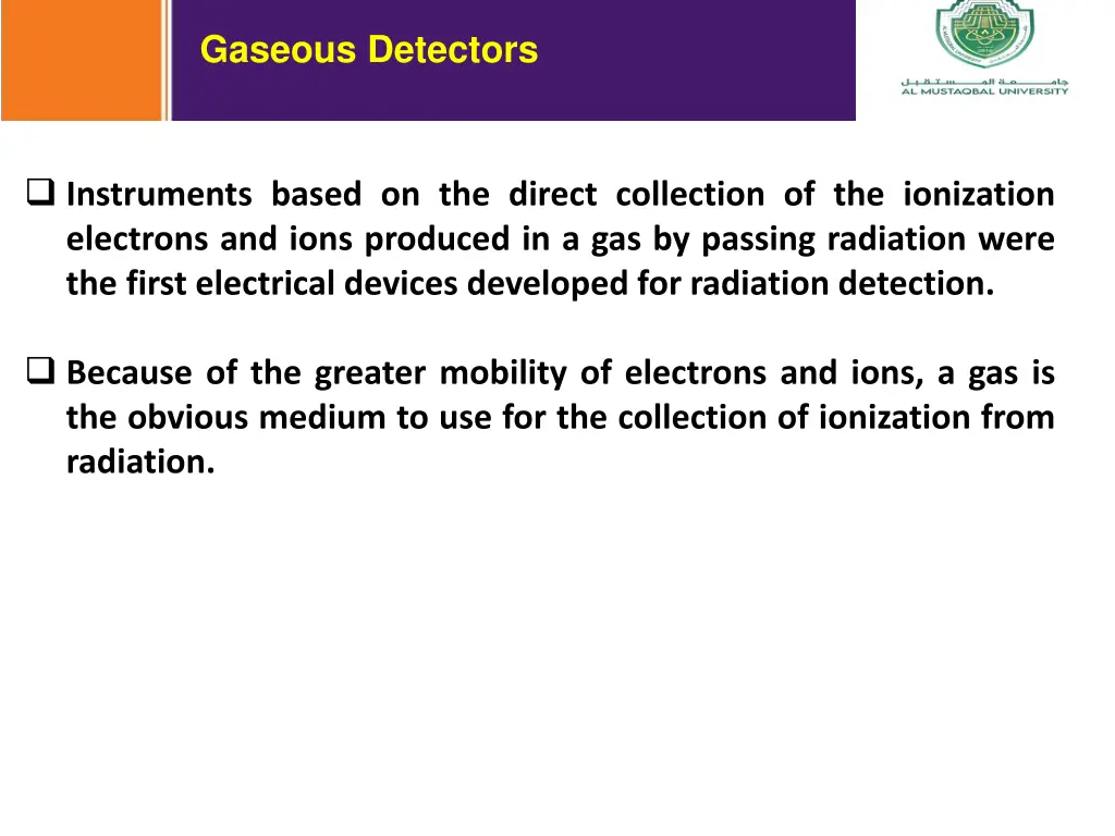 gaseous detectors 1