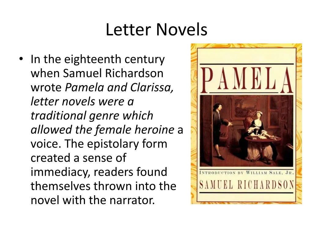 letter novels