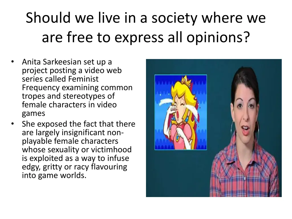 should we live in a society where we are free