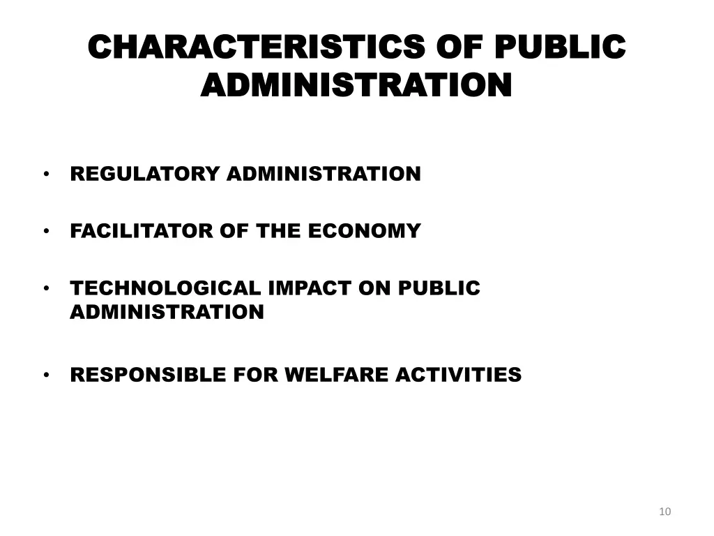 characteristics of public characteristics 3