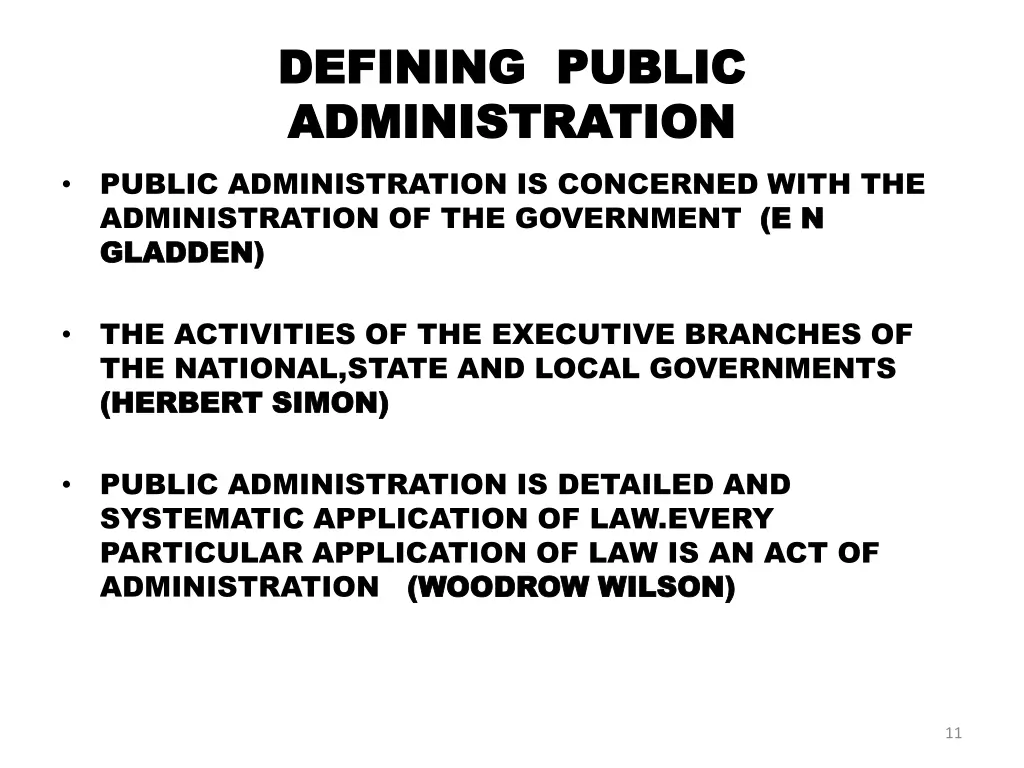 defining public defining public administration
