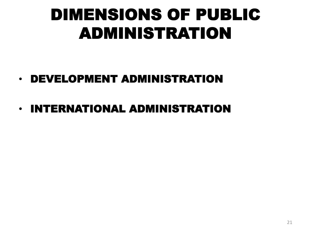 dimensions of public dimensions of public