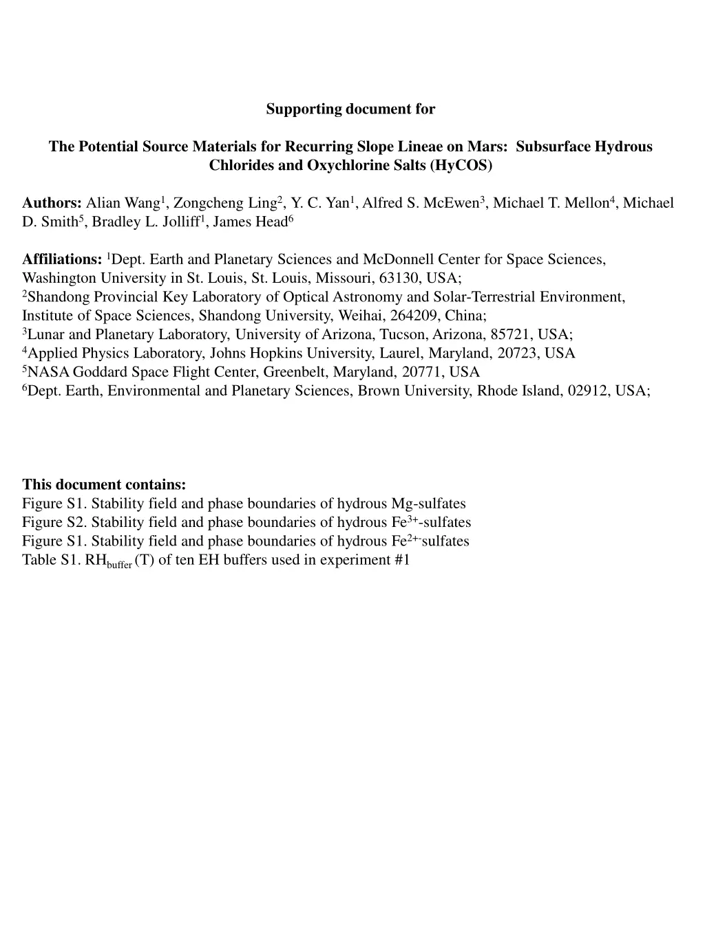supporting document for