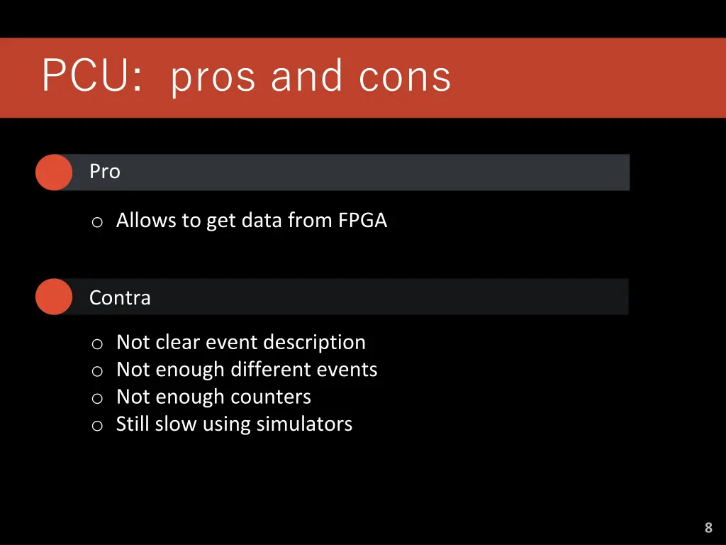 pcu pros and cons