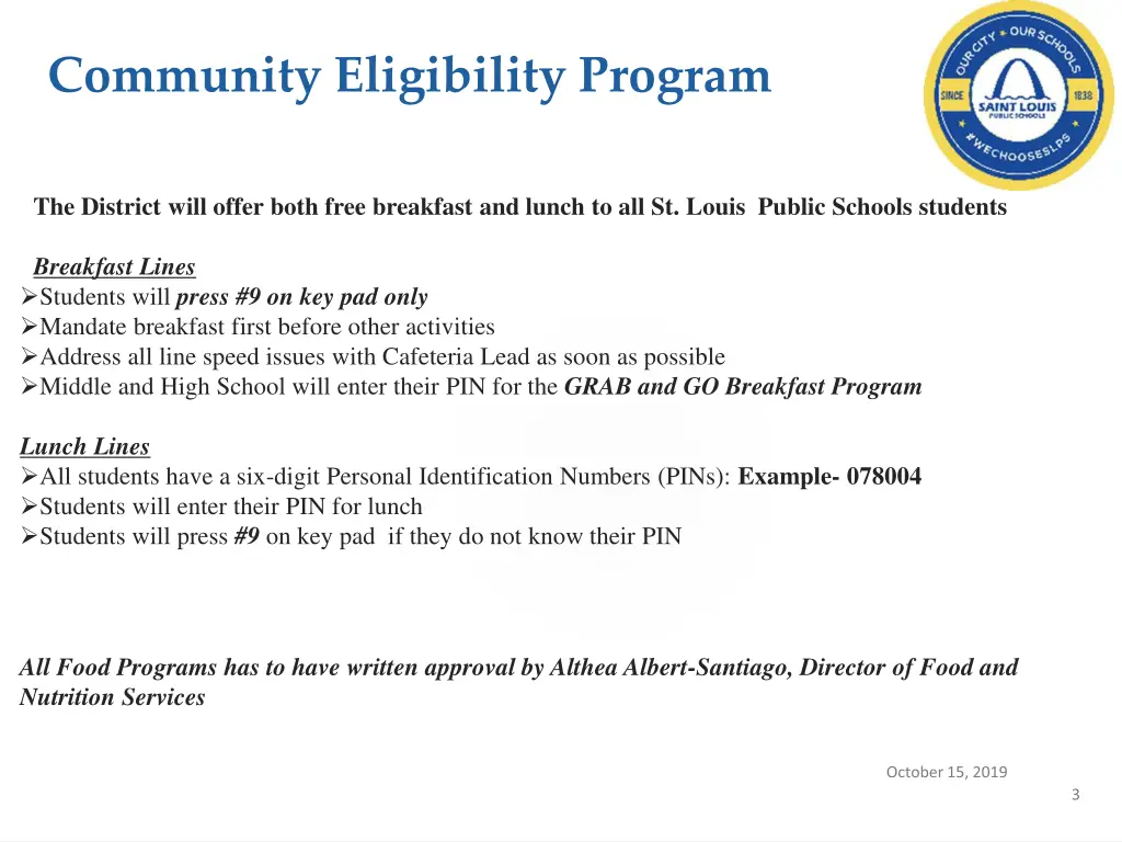 community eligibility program