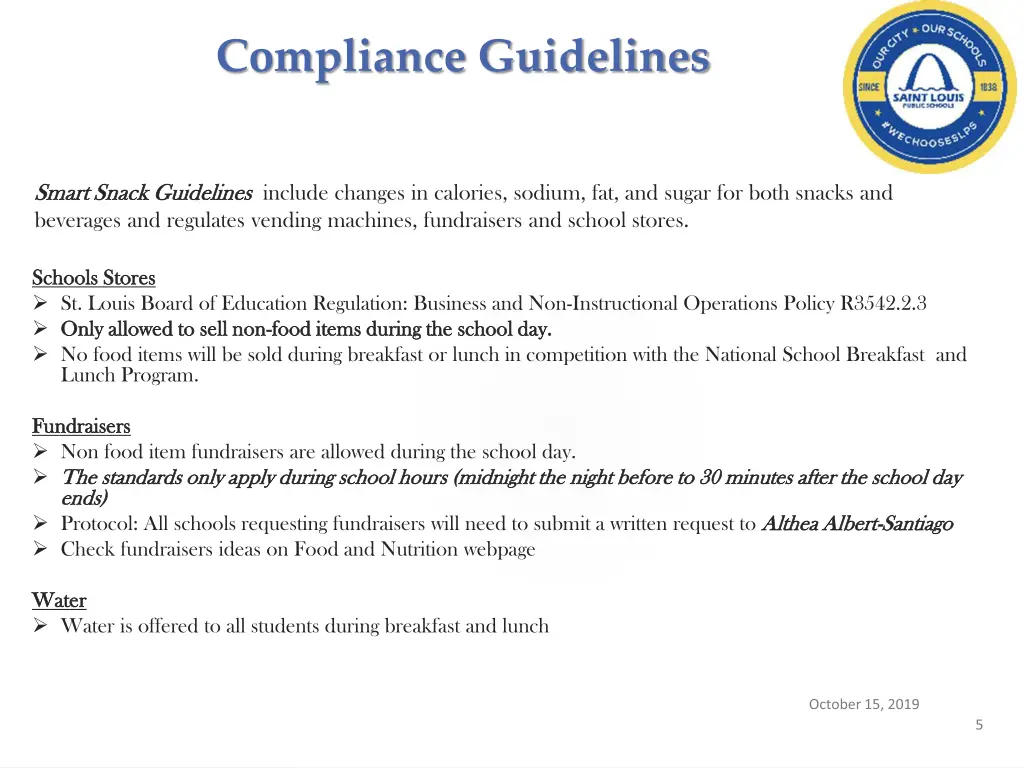 compliance guidelines 1