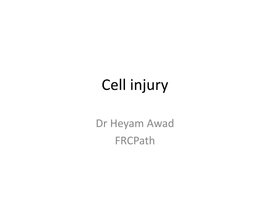 cell injury