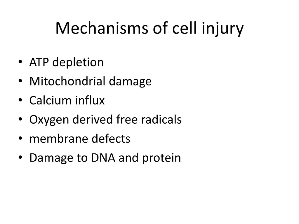 mechanisms of cell injury