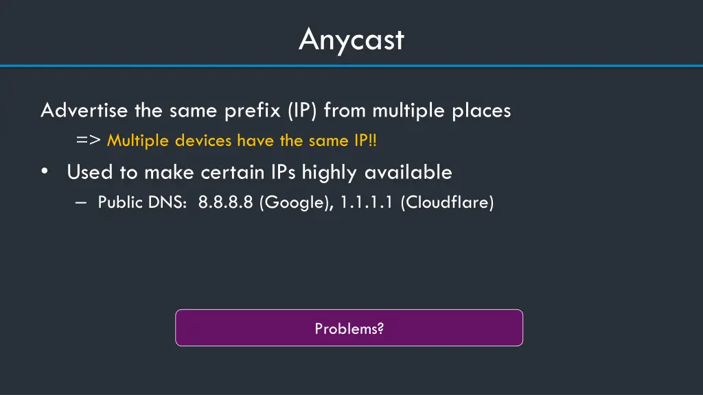 anycast