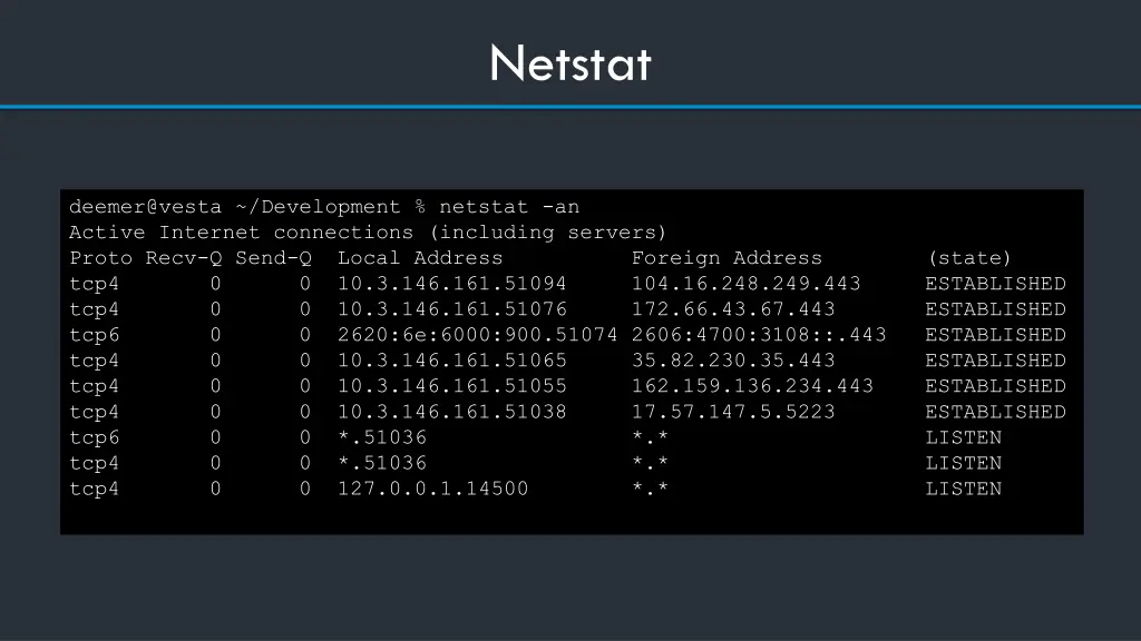 netstat