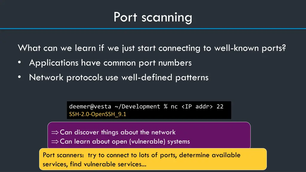 port scanning 2