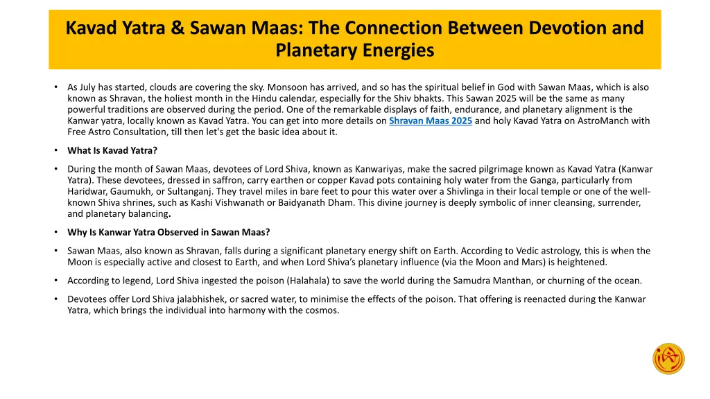 kavad yatra sawan maas the connection between 1