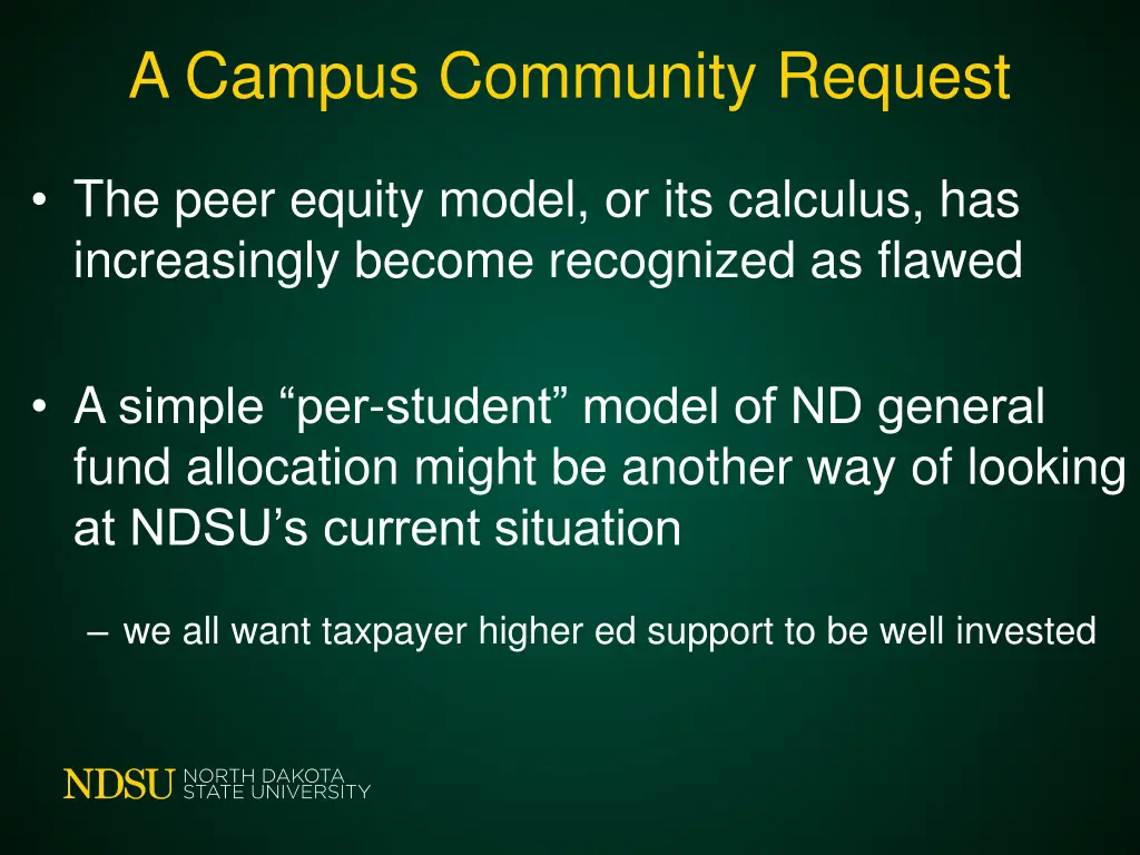 a campus community request 2