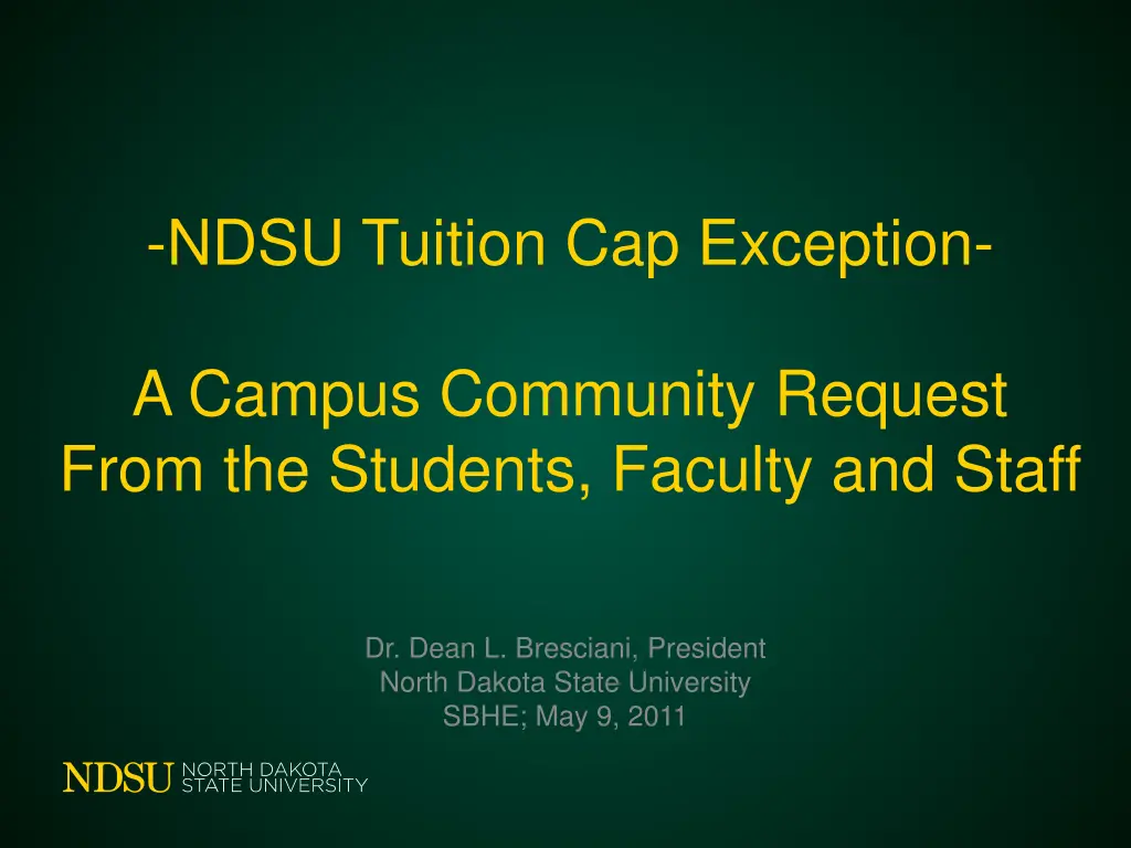 ndsu tuition cap exception