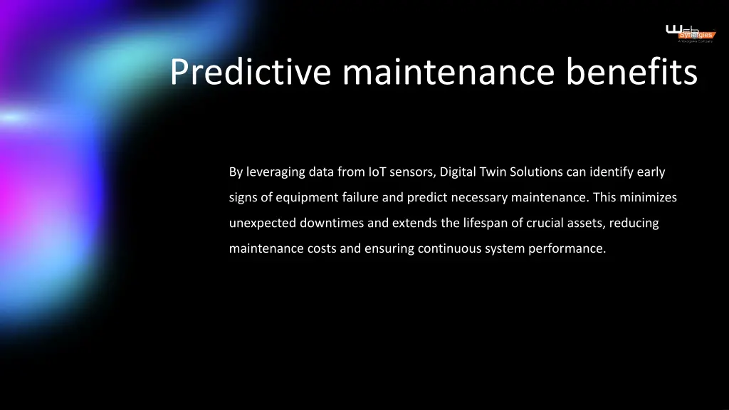 predictive maintenance benefits