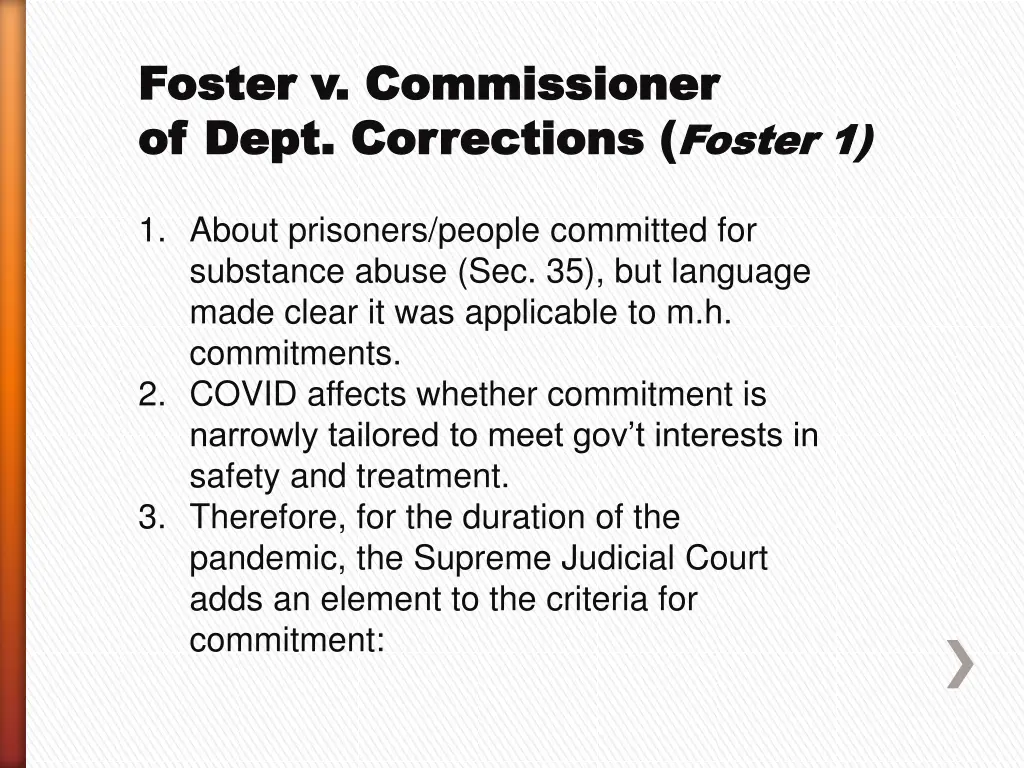 foster v commissioner foster v commissioner