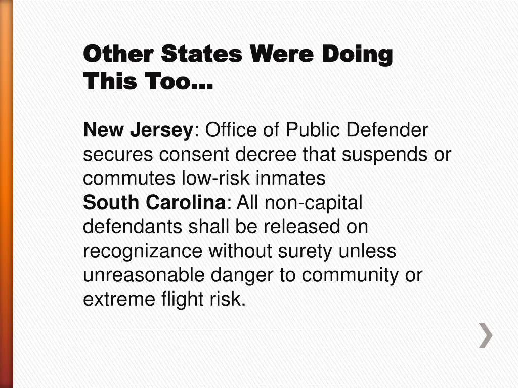 other states were doing other states were doing 1