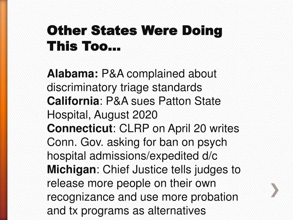 other states were doing other states were doing