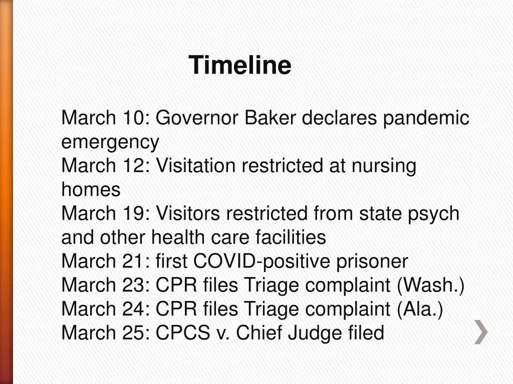 timeline
