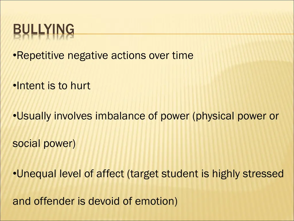 bullying