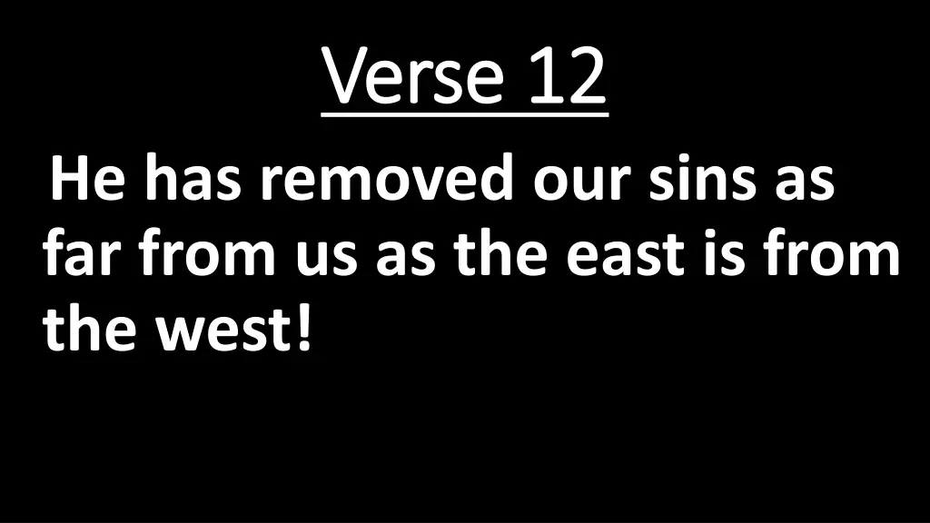 verse 12 verse 12