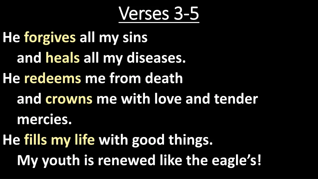 verses 3 verses 3 5 5