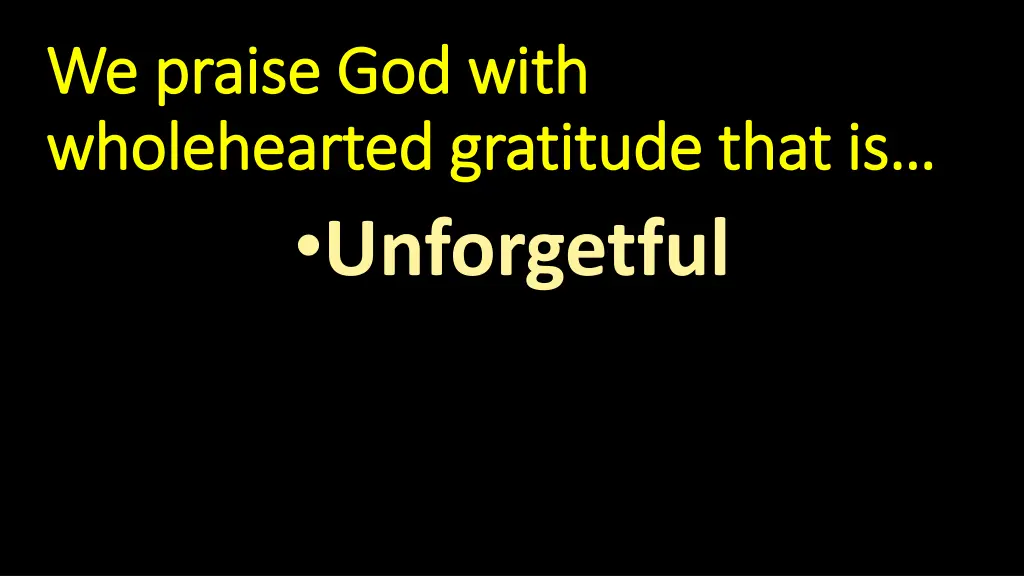 we praise god with we praise god with