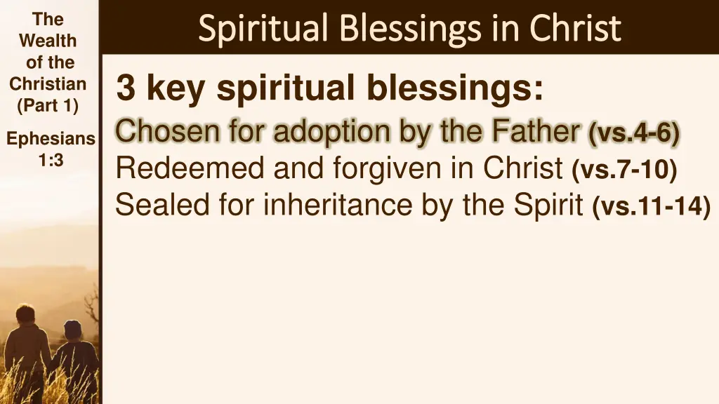 the wealth of the christian part 1 1