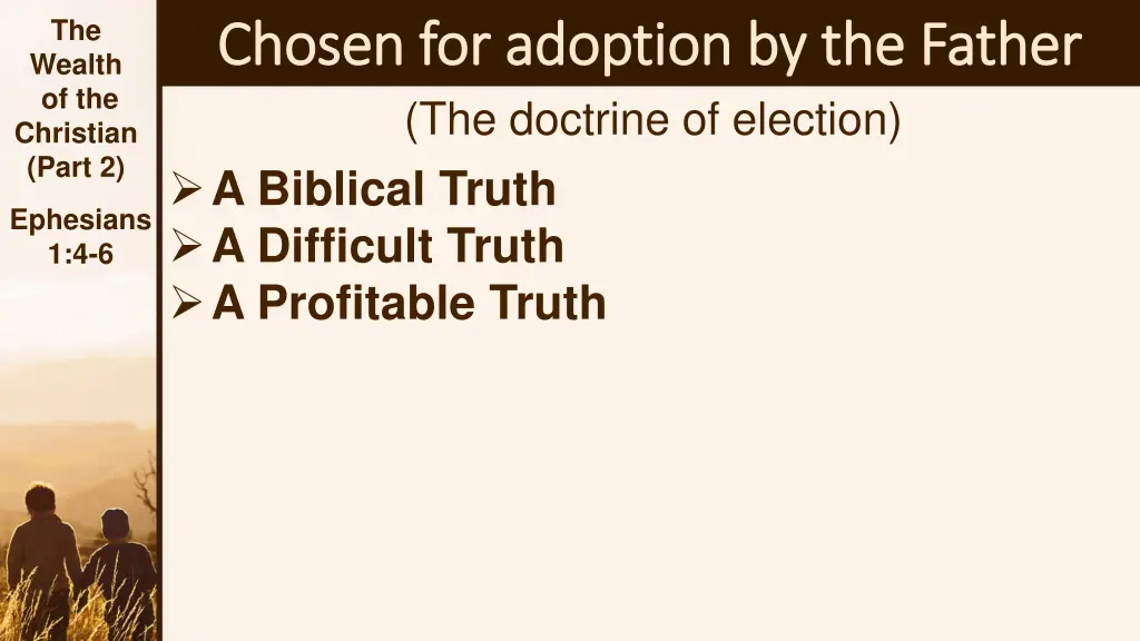 the wealth of the christian part 2