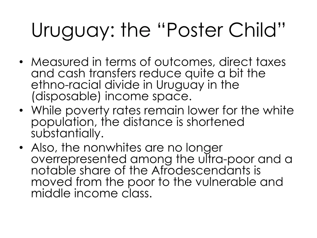 uruguay the poster child