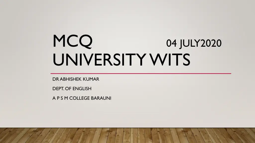 mcq 04 july2020 university wits