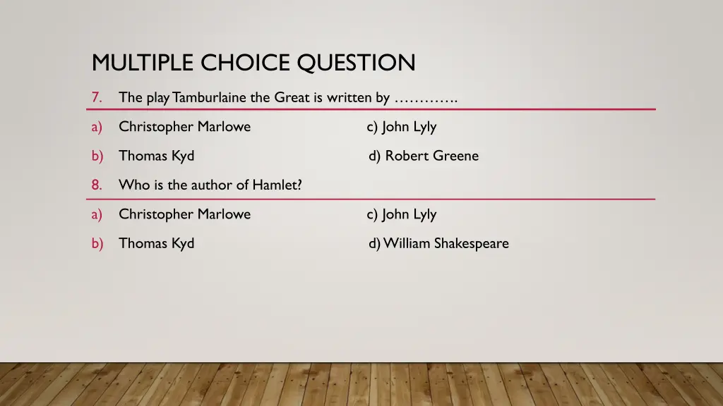multiple choice question 3