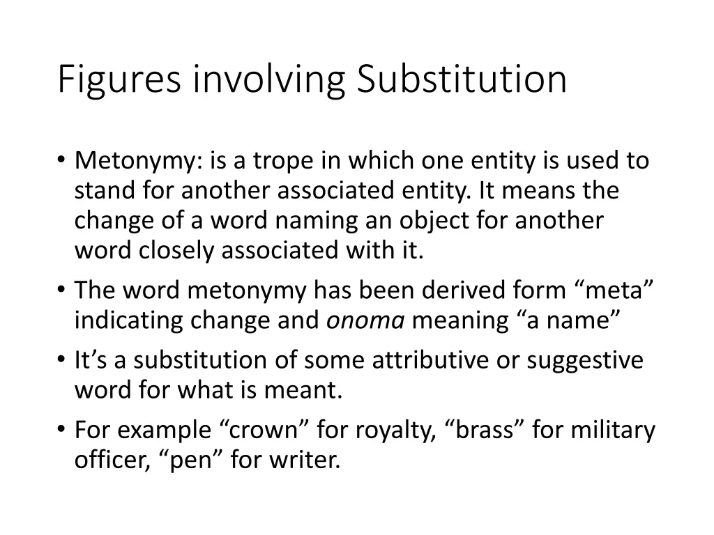 figures involving substitution