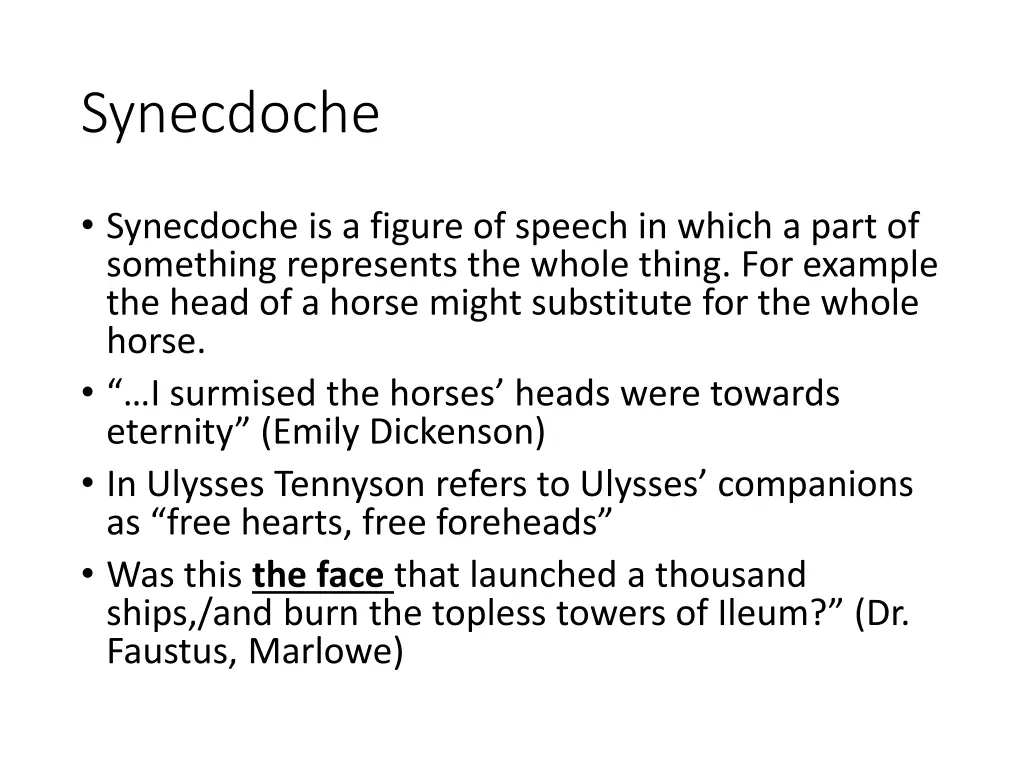 synecdoche