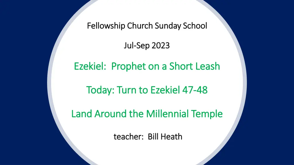 fellowship church sunday school fellowship church