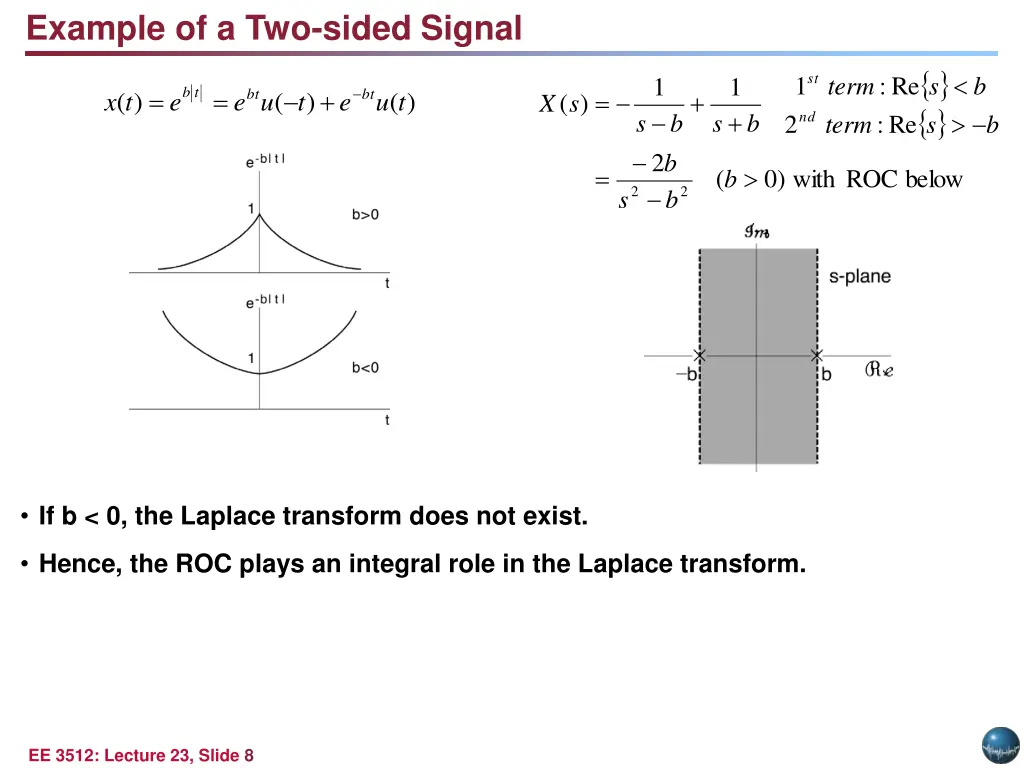 example of a two sided signal