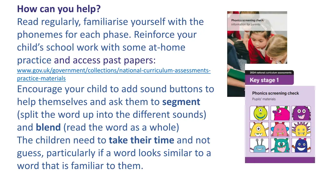 how can you help read regularly familiarise