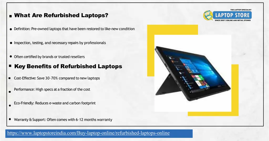 what are refurbished laptops