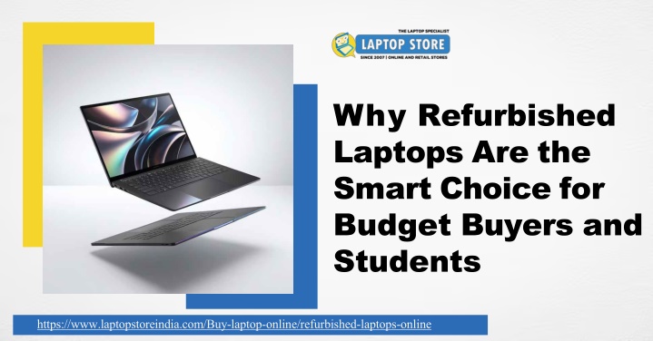 why refurbished laptops are the smart choice